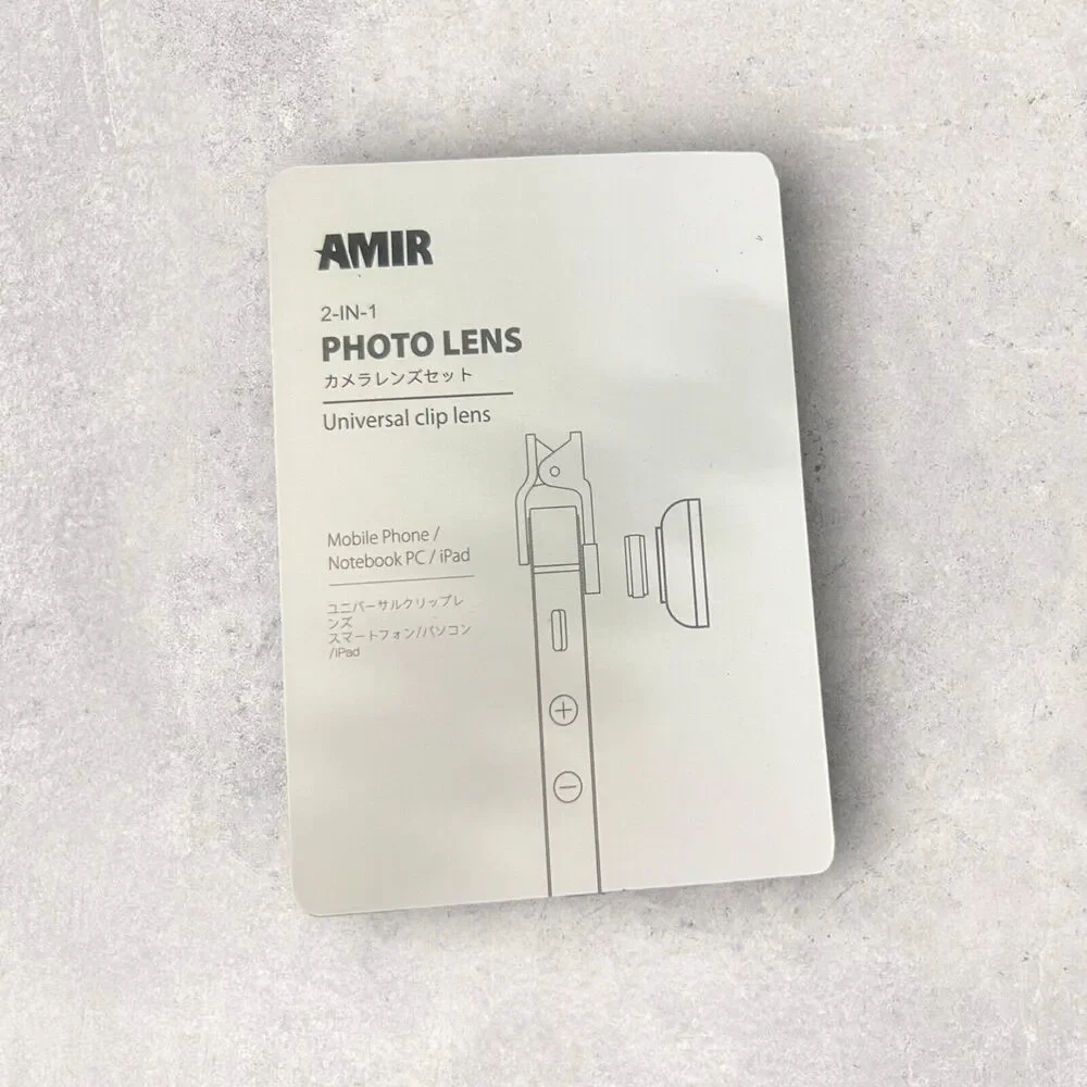 Amir Photo Lens kit, 2 In 1, Macro And Super Wide Lens